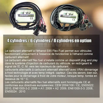Etanol E85 kit 3CYL fabrica compatibil cu 98% din vehiculele pe benzină 3cyl , Etanol masina pe Benzina modificarea Accesorii E85